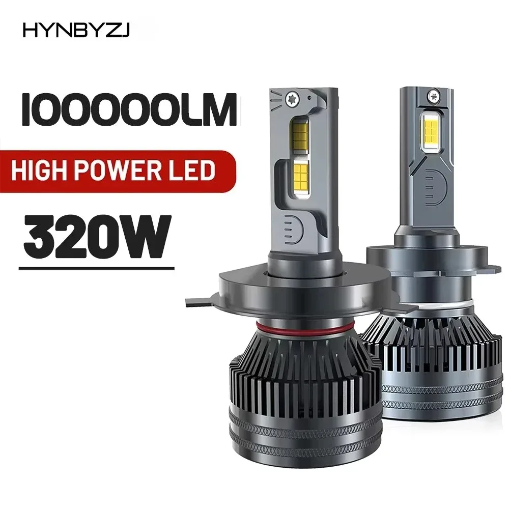 Ampoules LED de phare haute puissance 6000K (paire)