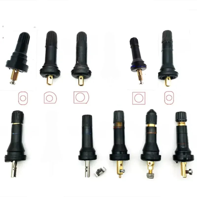 Valves TPMS en caoutchouc pour pneus (lot de 4)