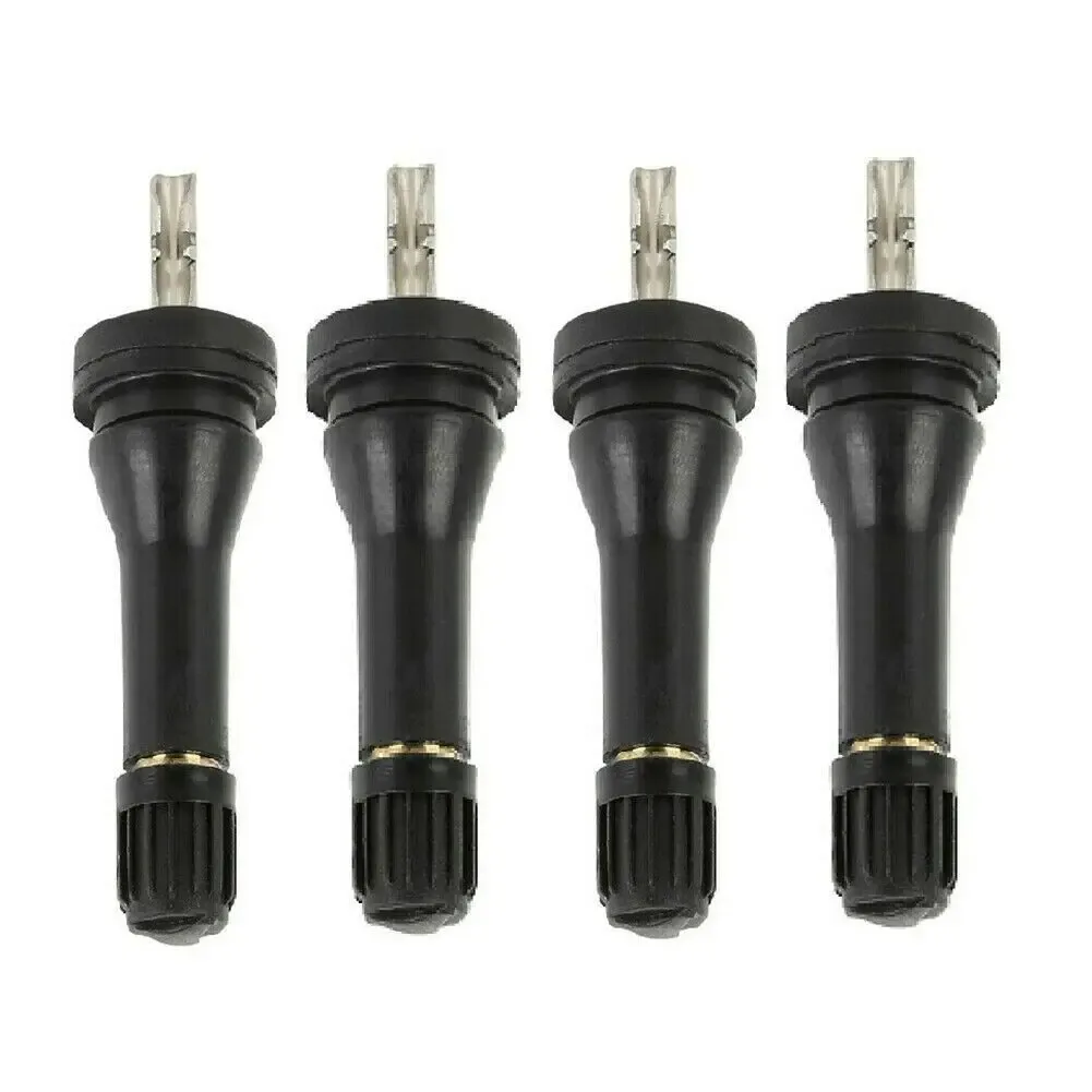 Valves de pneus TPMS en caoutchouc, 4 pièces