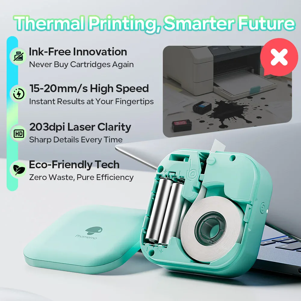 Phomemo Q30 Imprimante d'étiquettes thermique Bluetooth