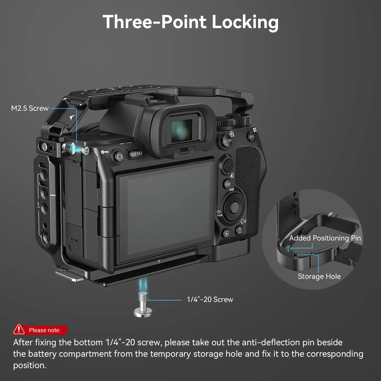 SmallRig A7m4 A7 IV Cage de caméra DSLR complète pour Sony