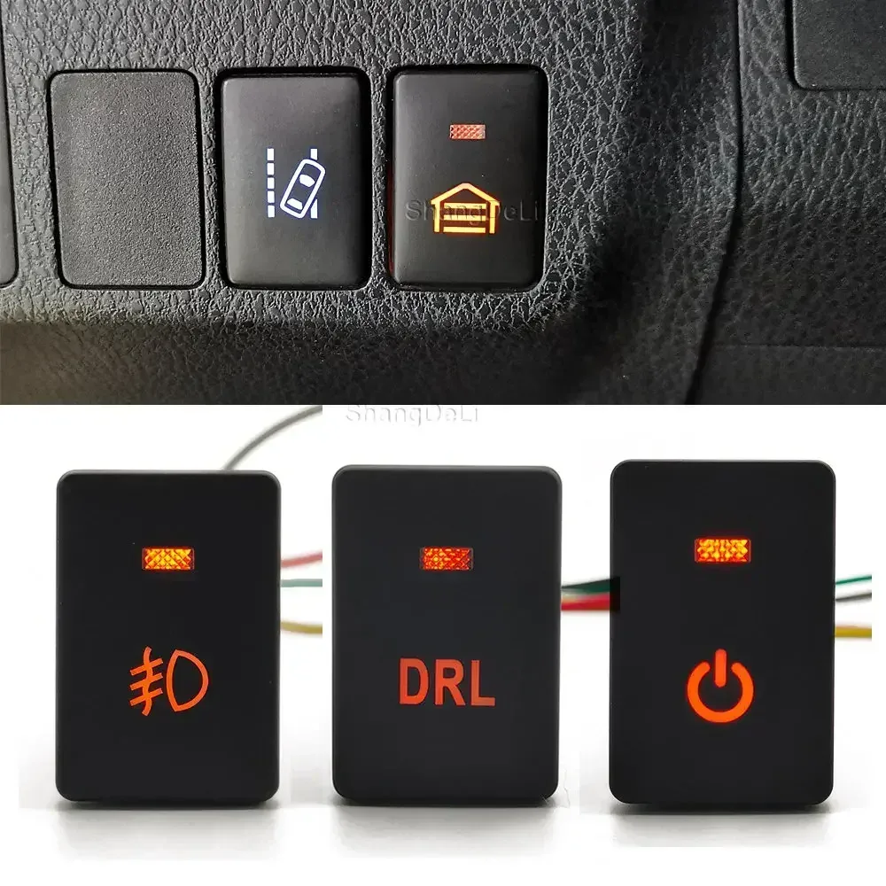 Interrupteur de chauffage de volant LED pour Mitsubishi