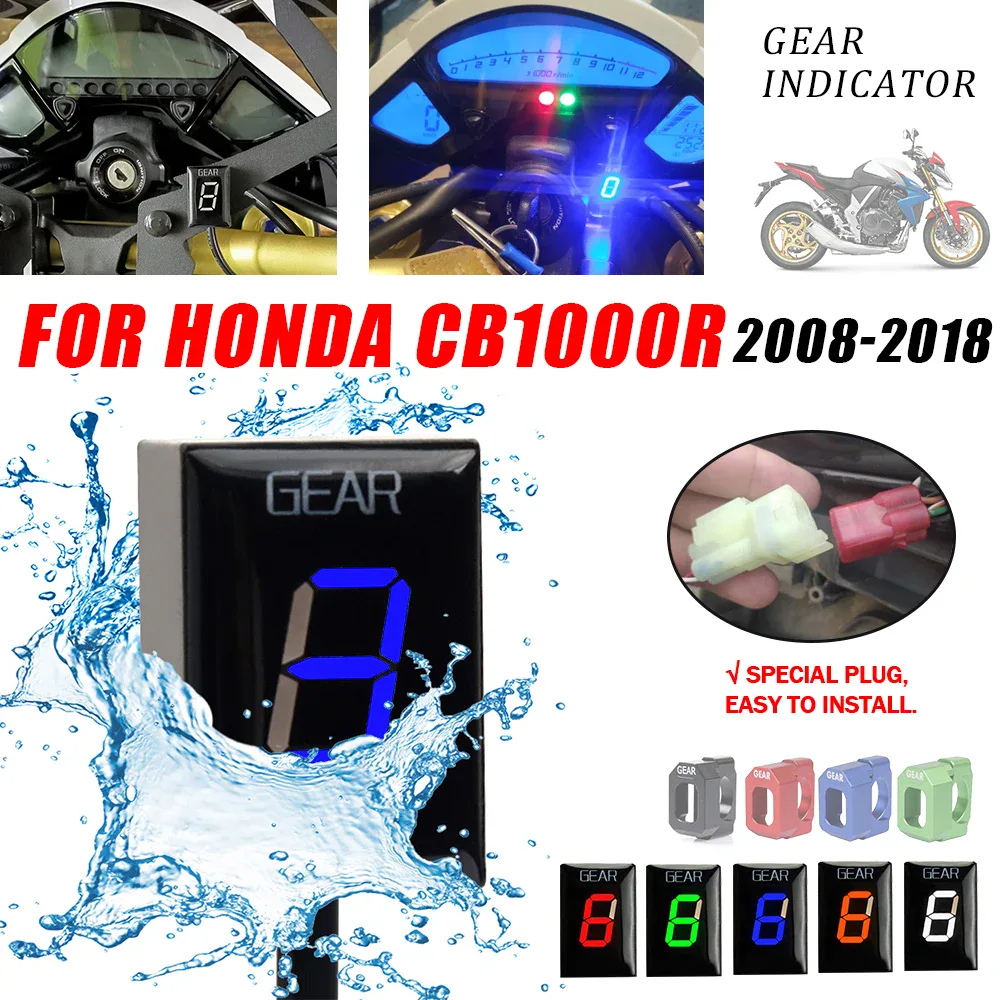 Indicateur de rapport engagé à LED pour moto Honda