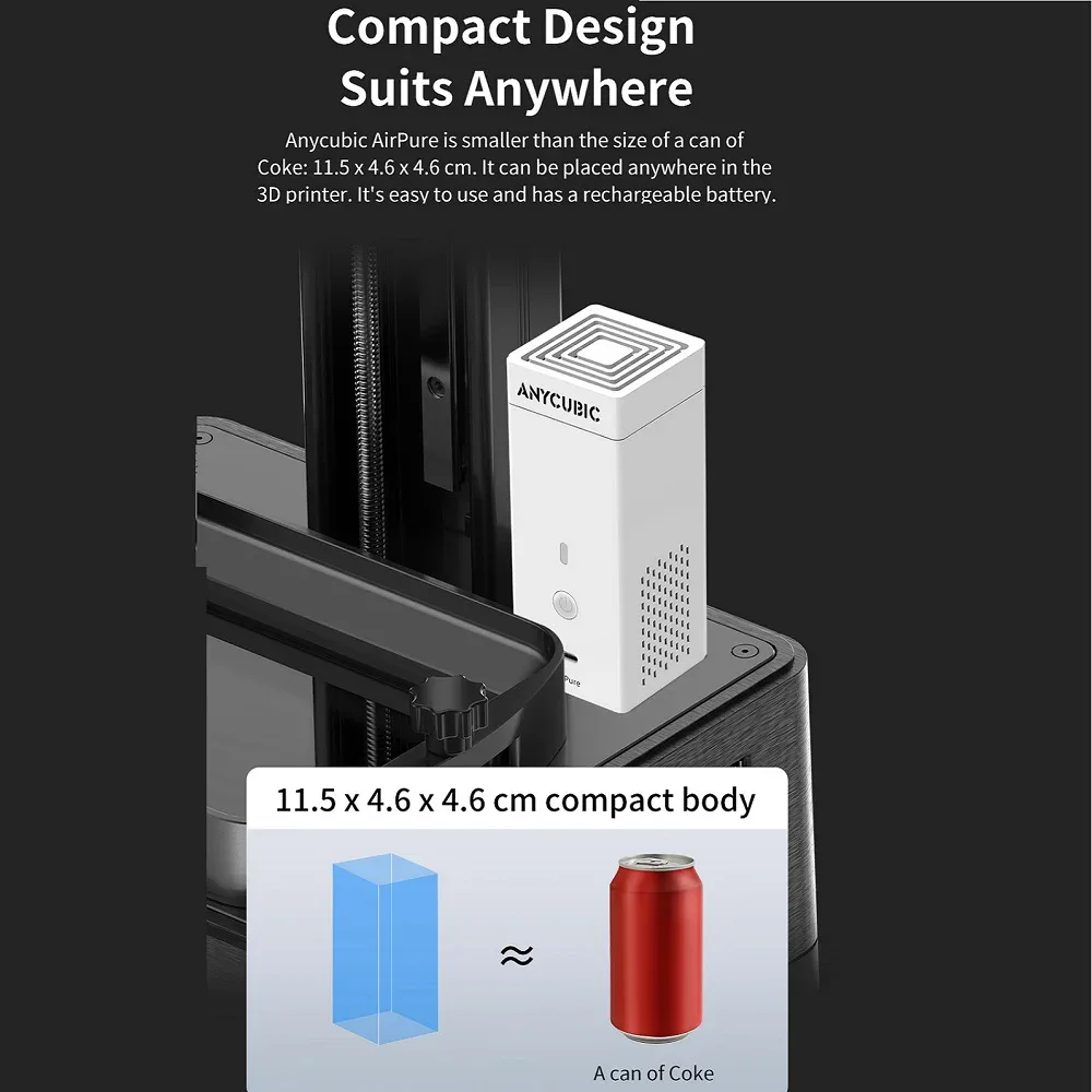 Pièces d'imprimante 3D ANYCUBIC, purificateur d'air
