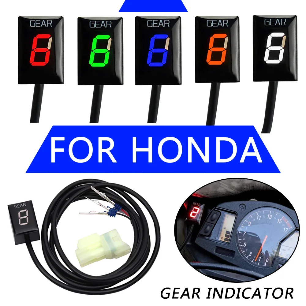 Indicateur de rapport engagé LED pour moto Honda