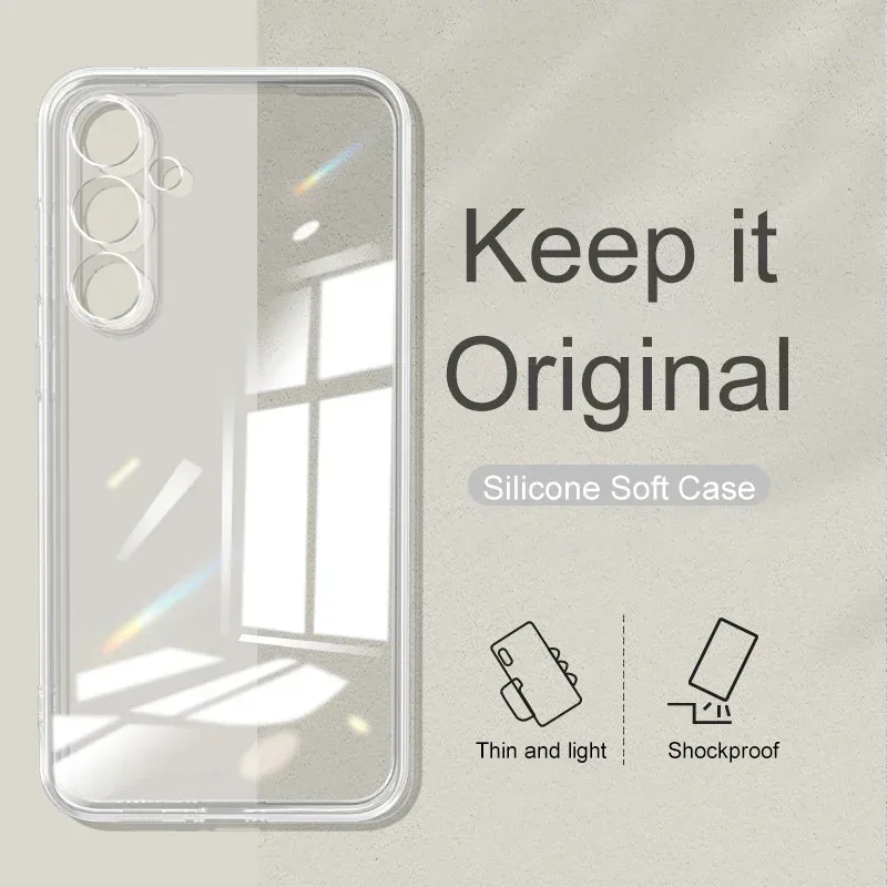Coque transparente TPU couverture complète Samsung Galaxy S