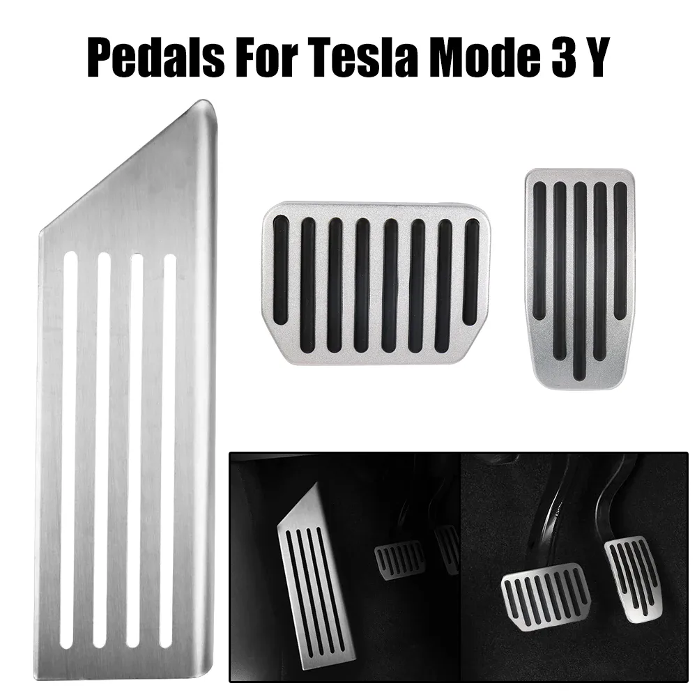 Pédales de frein alliage d'aluminium avec coussinets pour Tesla