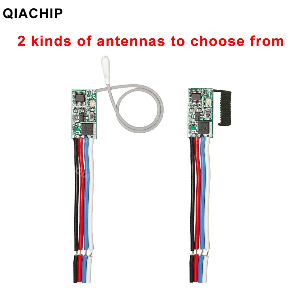 QIACHIP 40 pièces 433.92Mhz universel sans fil DC 3.6V-24V