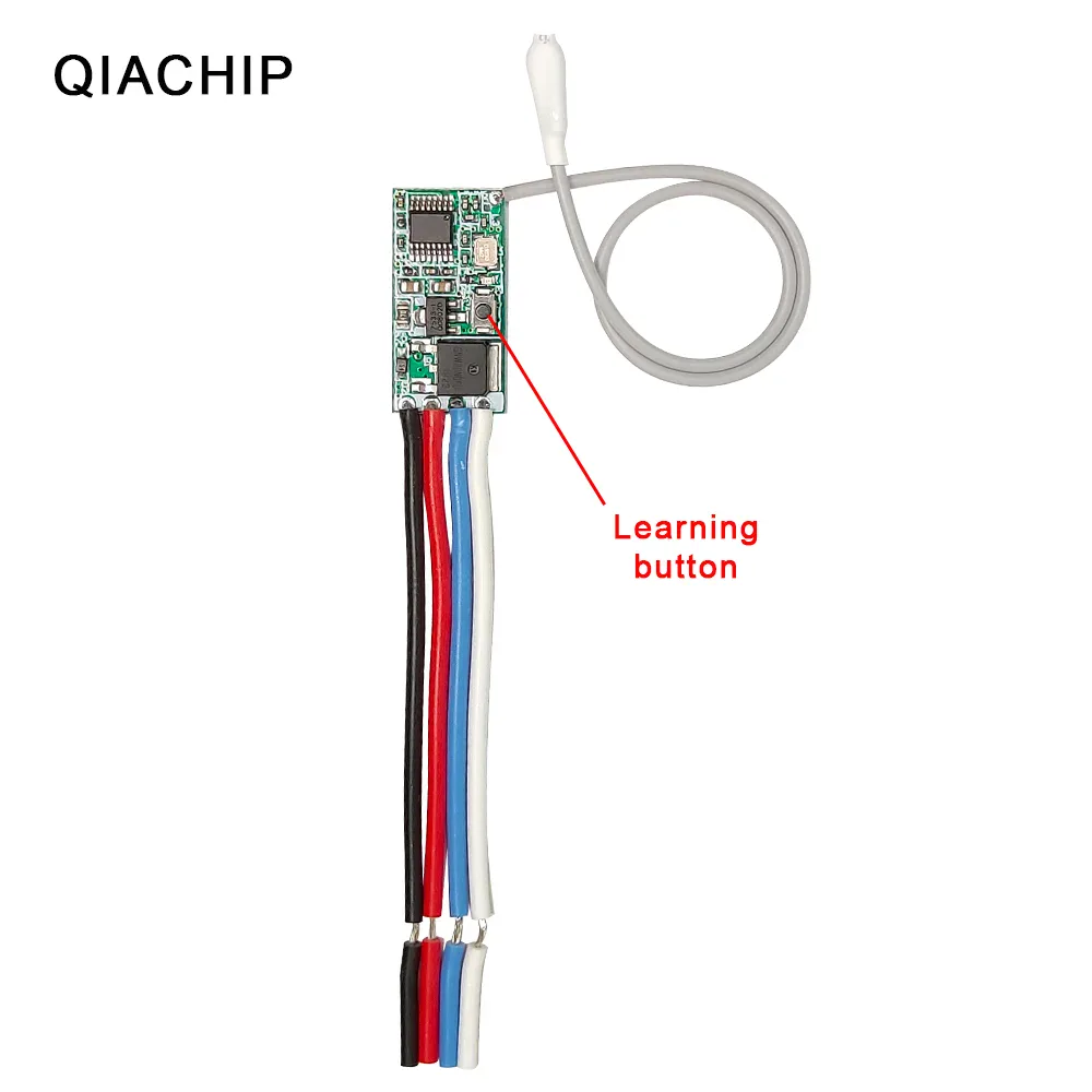 QIACHIP 40 pièces 433.92Mhz universel sans fil DC 3.6V-24V