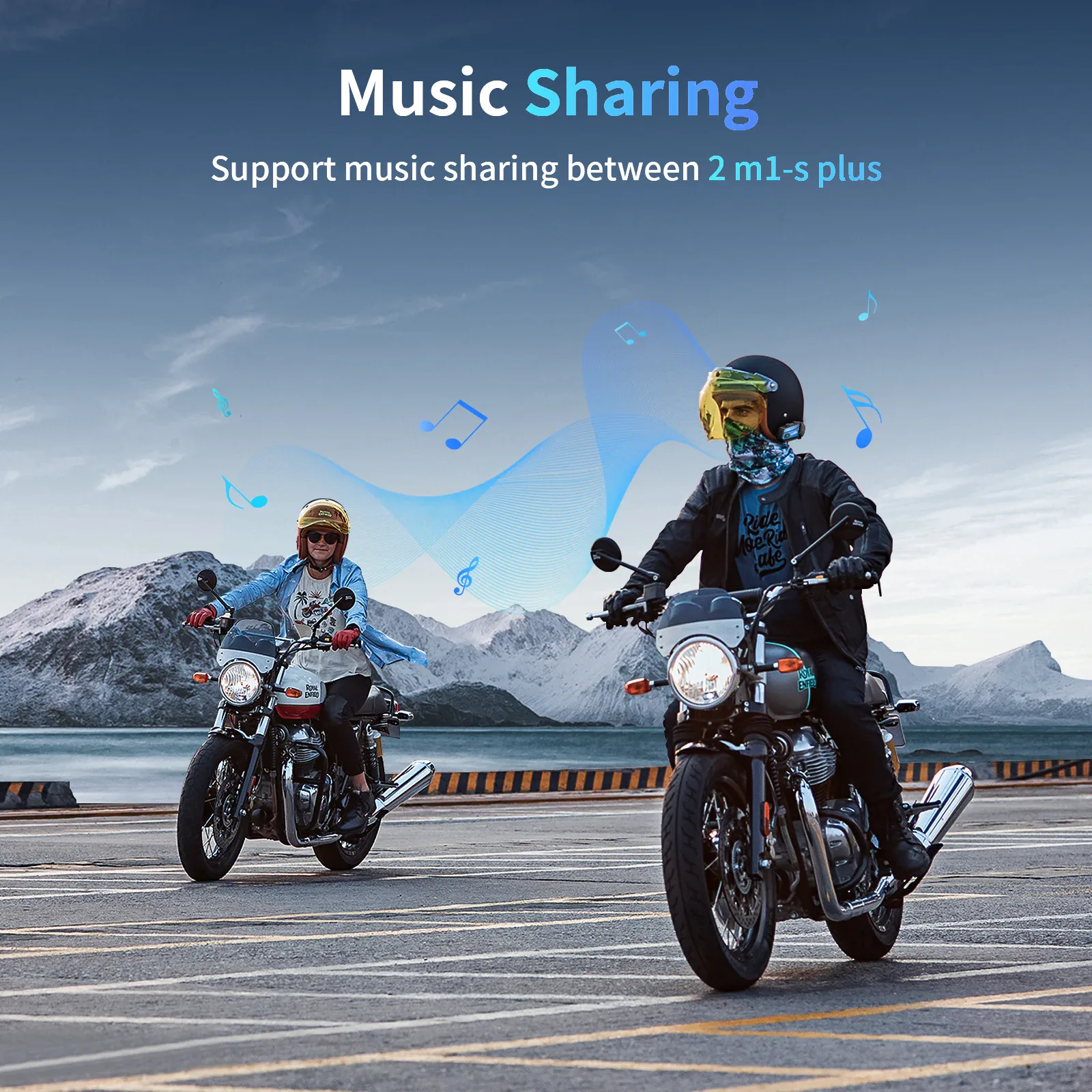 Fodsports M1-s Plus Helmet Intercom Motorcycle Bluetooth