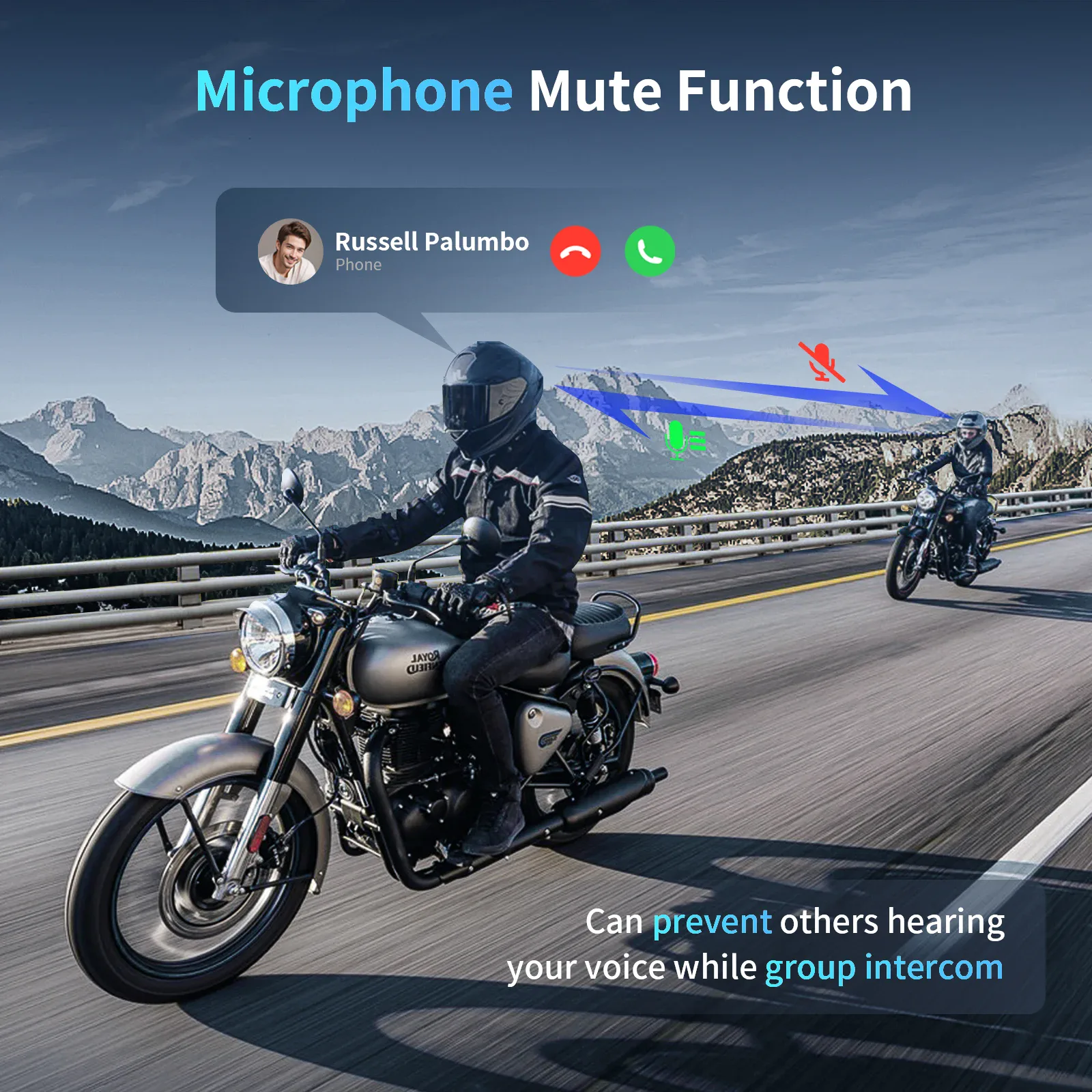 Fodsports M1-s Plus Helmet Intercom Motorcycle Bluetooth