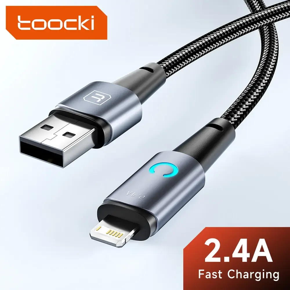 Câble de charge à LED Lightning Micro USB ou USB-C