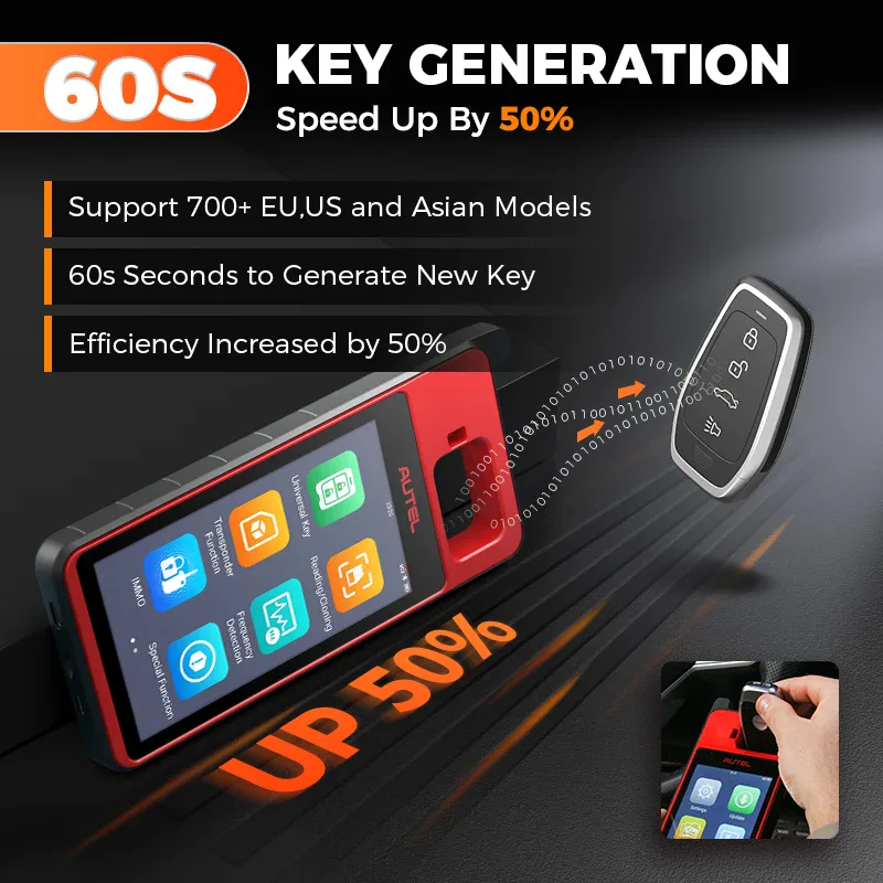 Promo Code: AEFR100  Autel-Programmateur de clé MaxiIM
