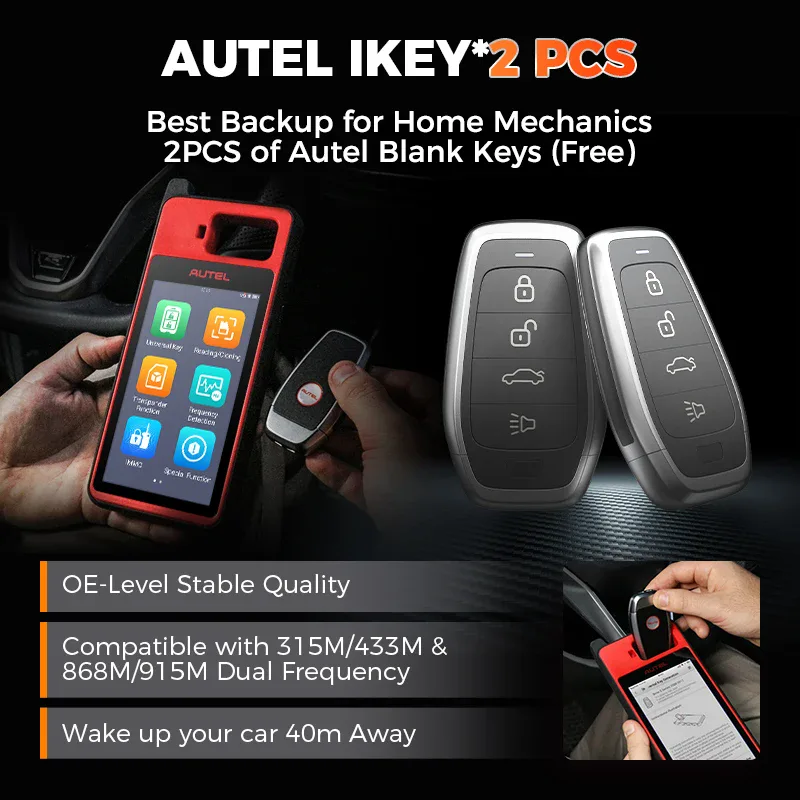 Promo Code: AEFR100  Autel-Programmateur de clé MaxiIM