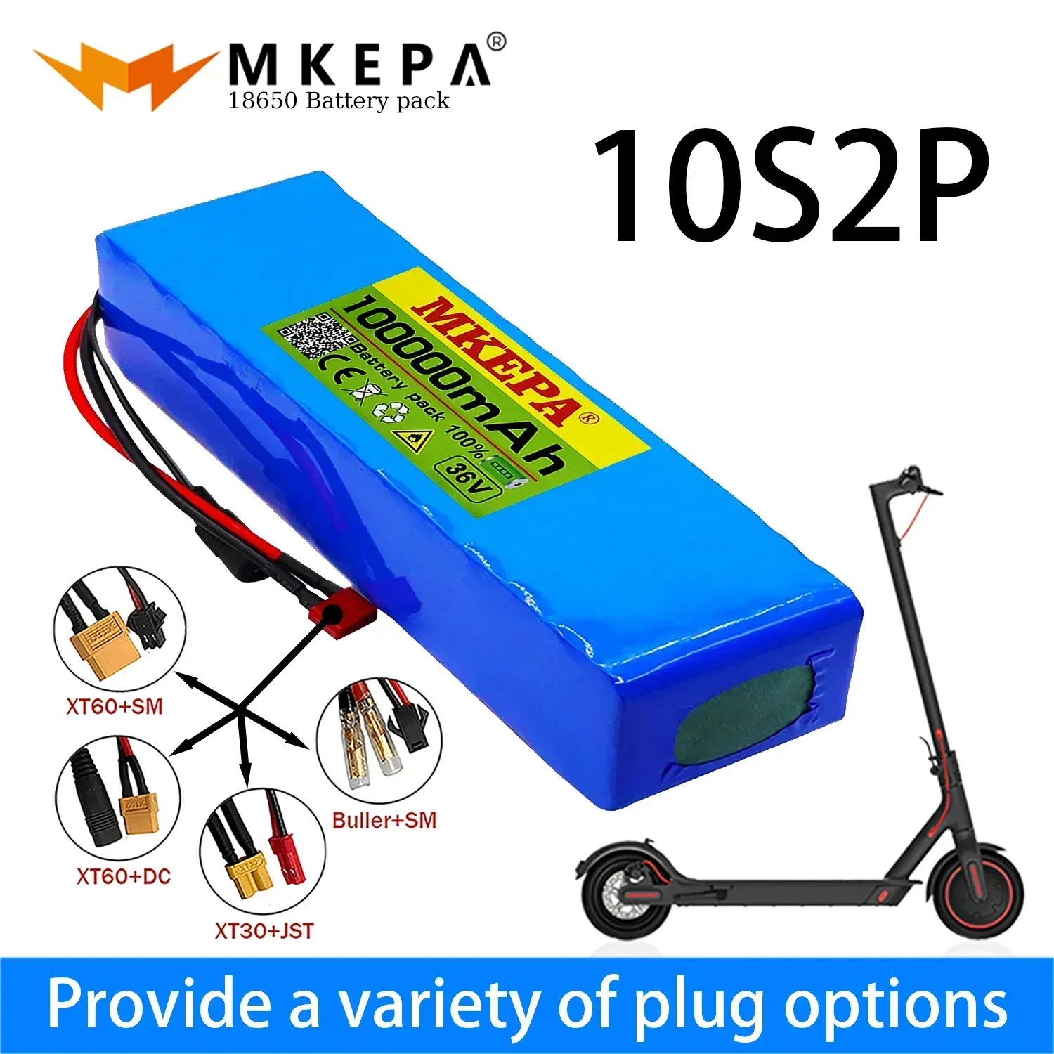 Batterie au lithium pour scooter électrique, 10S2P