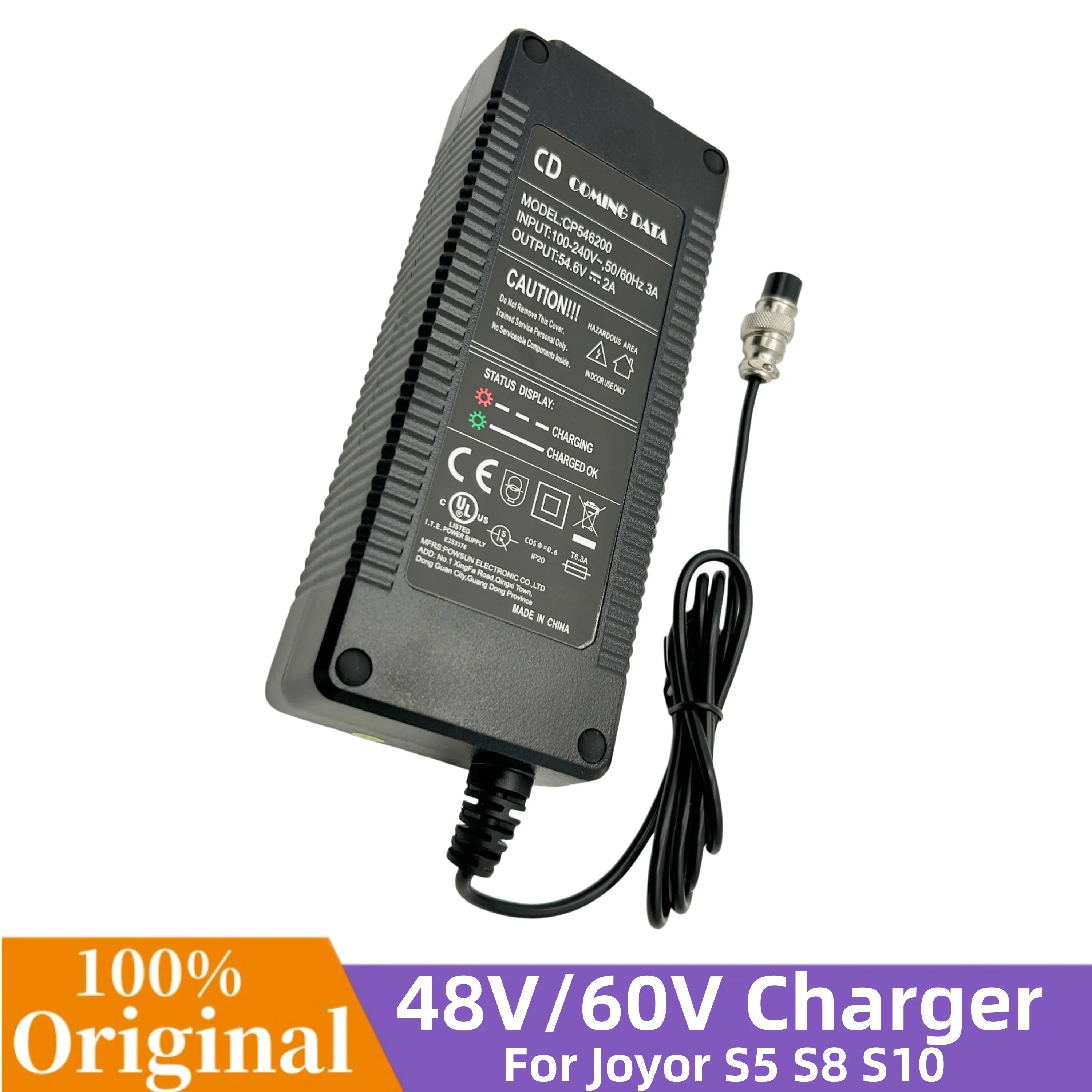 Chargeur 54,6 ou 67,2 V pour Joyor S et T