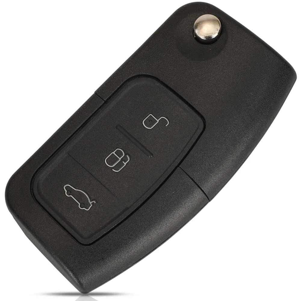 Jingyuqin 10 pièces/lot 3 bouton rabattable voiture clé
