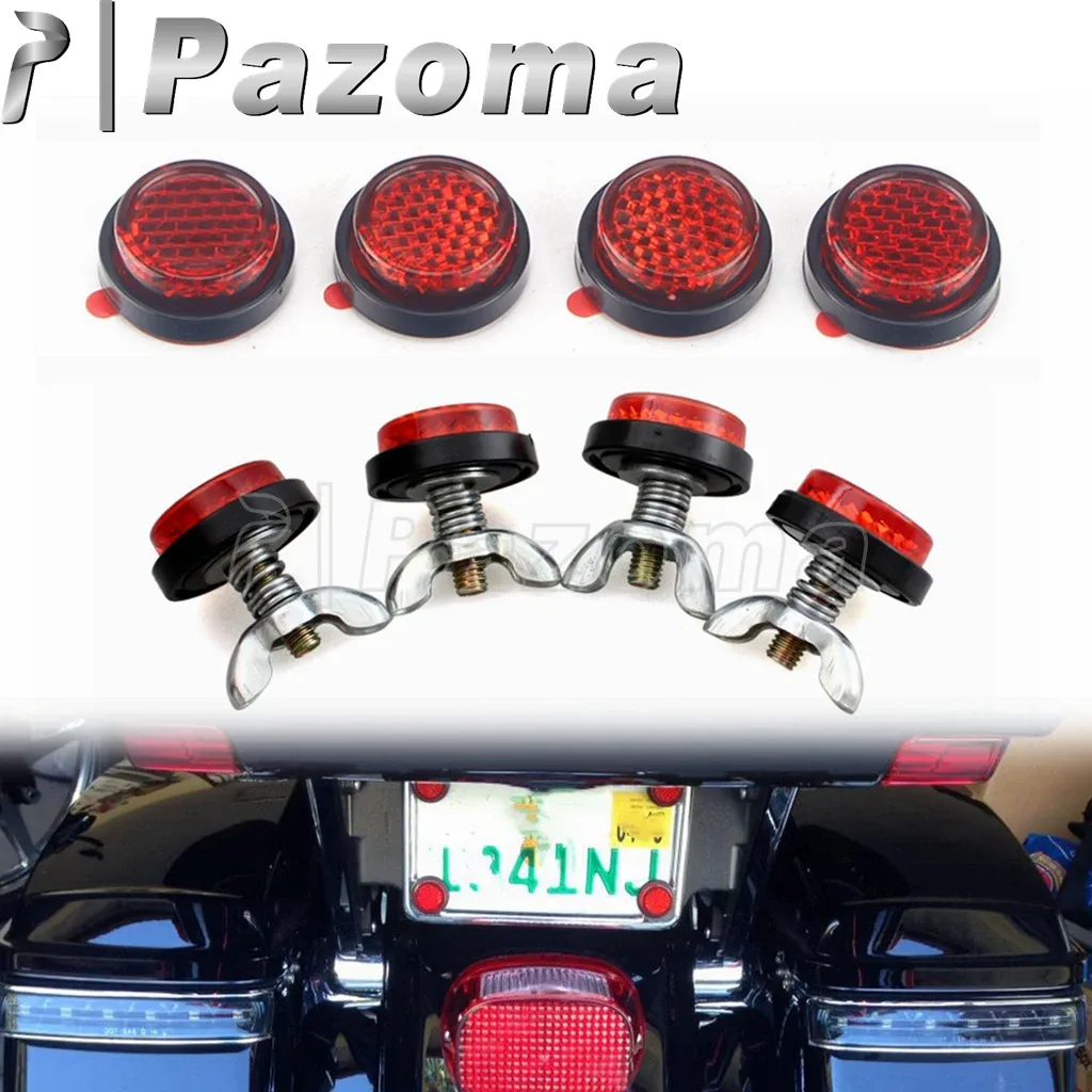 Mini réflecteurs ronds 20 mm pour moto