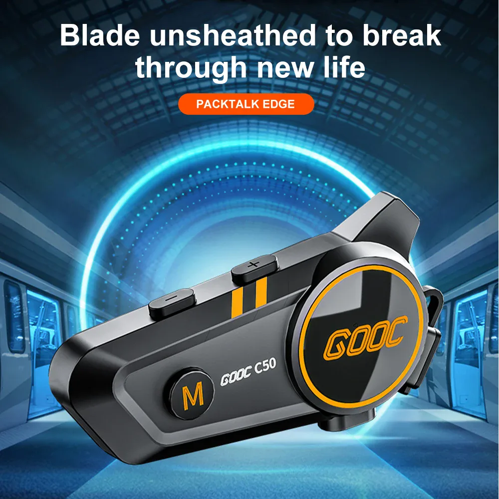 Casque de moto sans fil Bluetooth 5.3, kit de téléphone