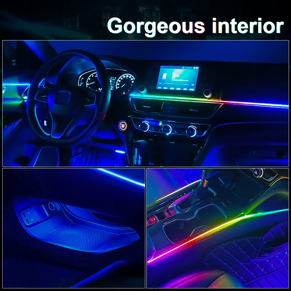 6/10/14/18/22 en 1 LED symphonie lumière ambiante intérieur