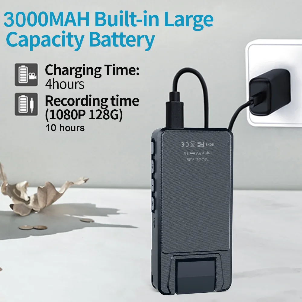 Vandlion A39 Full 1080P HD Mini caméra 3000mAh caméscope