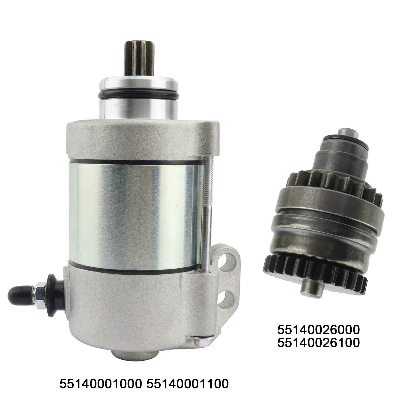 Démarreur 410W et ensemble Bendix pour KTM