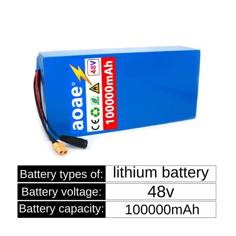 100% 18650Original 48V 100Ah 13s6p batterie au Lithium 48v