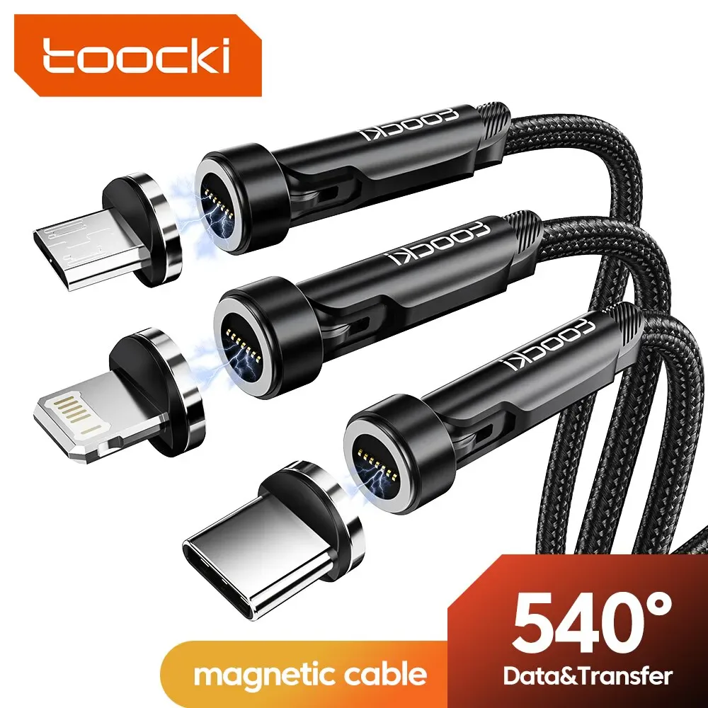 Câble de charge magnétique rotatif à 540°