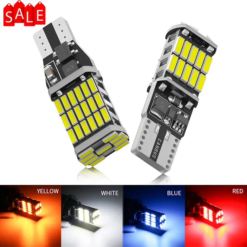 Ampoules LED T10 et T15 CANbus sans erreur pour voiture (lot)