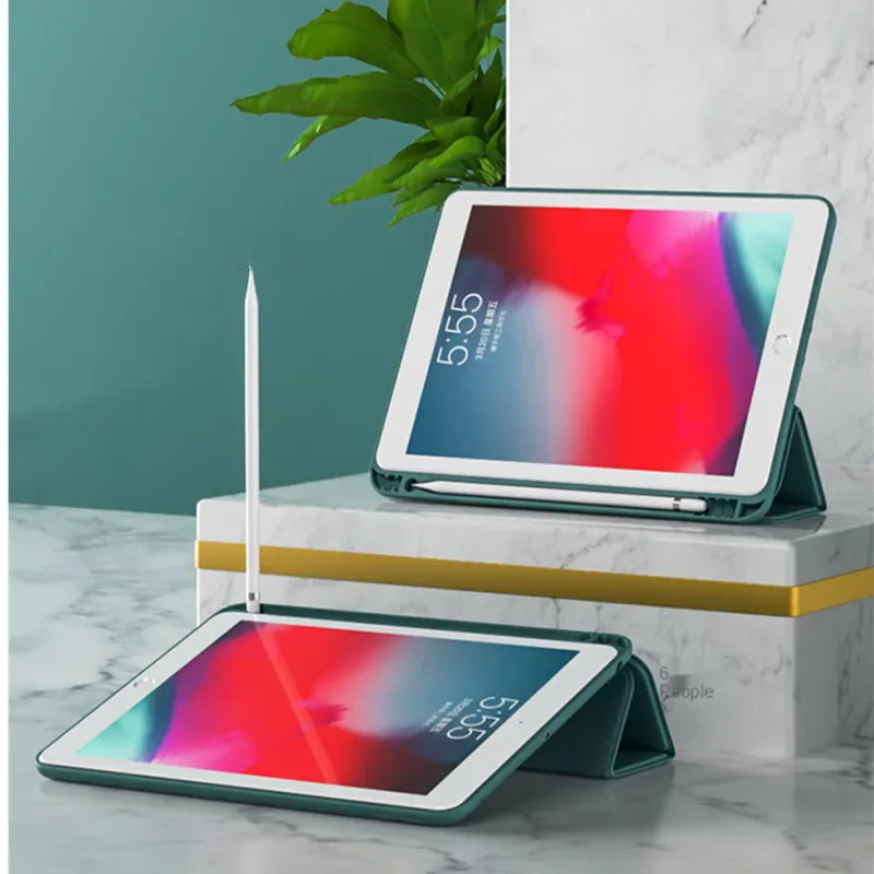 Coque smart cover porte-stylet pour iPad 10.2