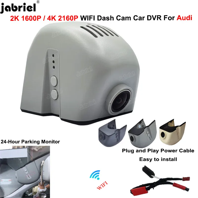 Caméra de tableau de bord 4K plug-and-play pour Audi