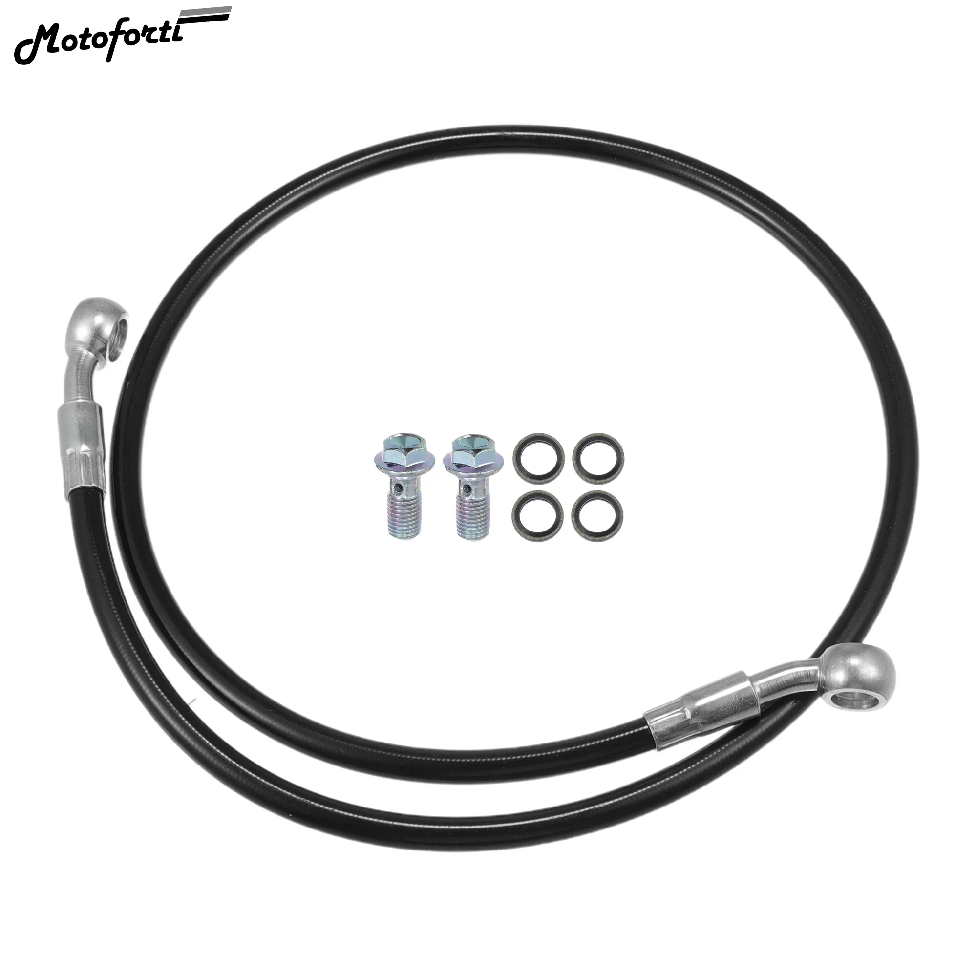 Durite de frein hydraulique moto en silicone et aluminium