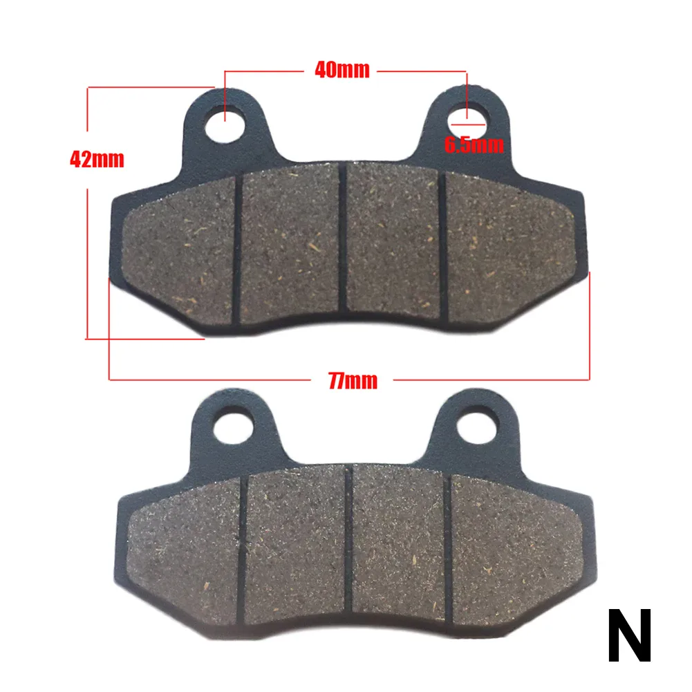 Plaquettes de frein GTBMT pour moto 50cc 250cc ATV Quad et Go Kart