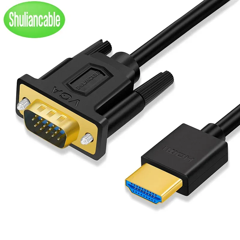 Câble HDMI vers VGA 1080P mâle/mâle convertisseur
