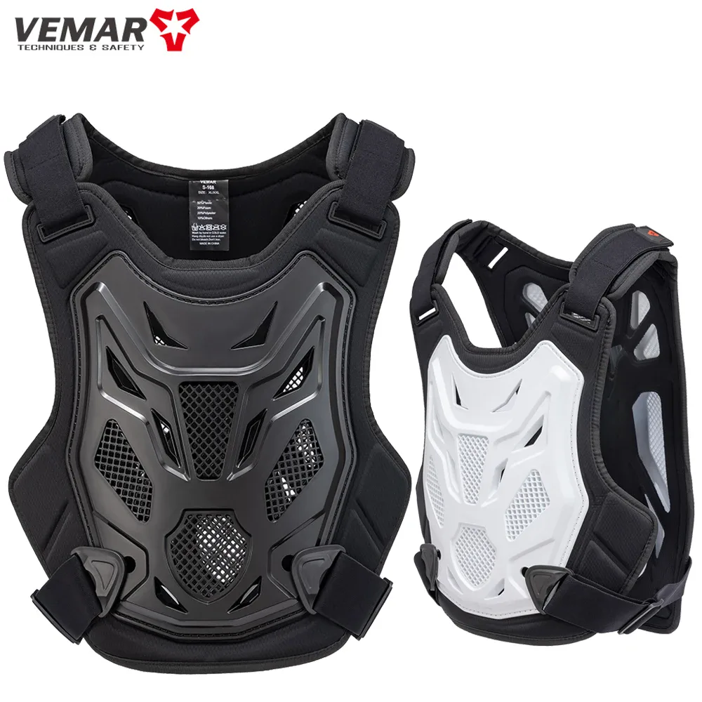 Gilet de protection moto-cross respirant dos et poitrine toutes saisons