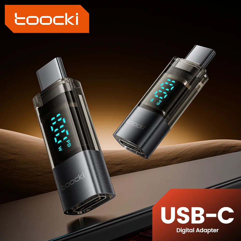 Adaptateur USB-C avec affichage numérique de charge