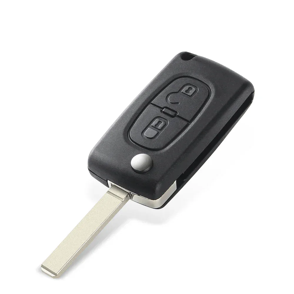 KEYYOU pour Peugeot Cle llave 207 307 407 pour CITROEN C1