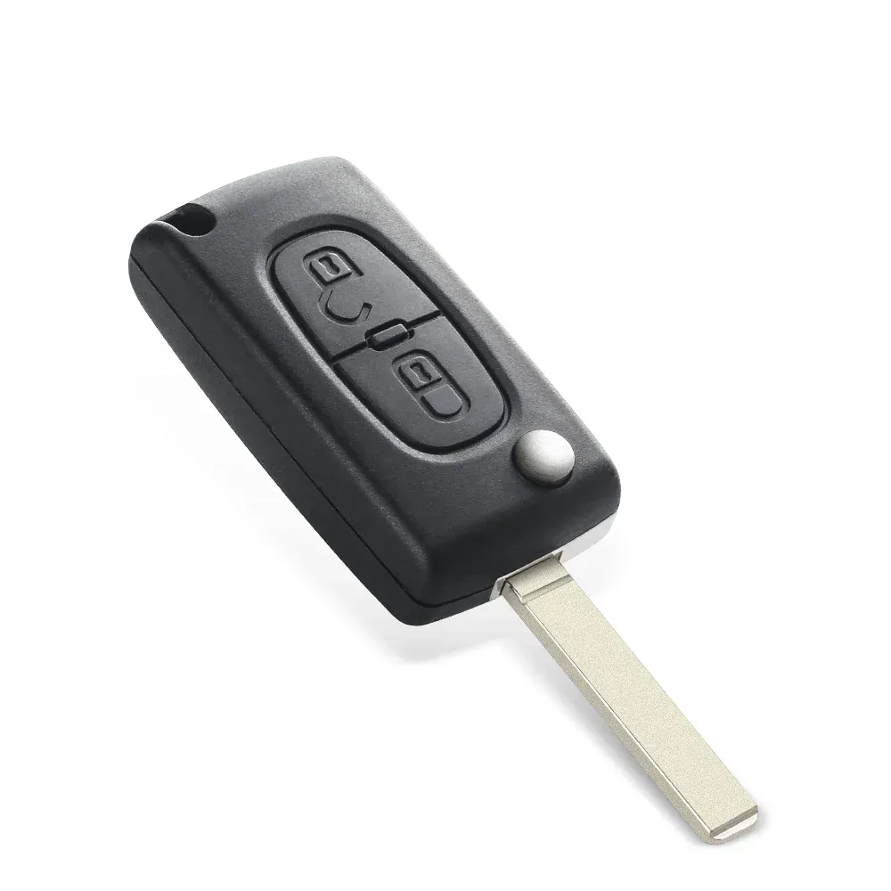 KEYYOU pour Peugeot Cle llave 207 307 407 pour CITROEN C1