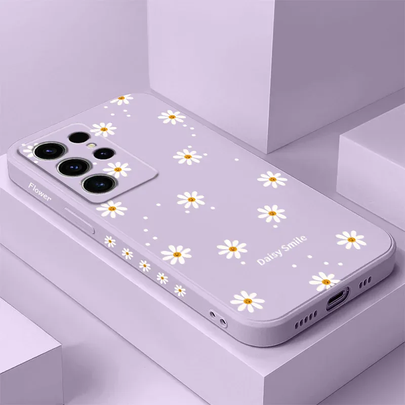 Coque marguerite souriante pour Samsung Galaxy