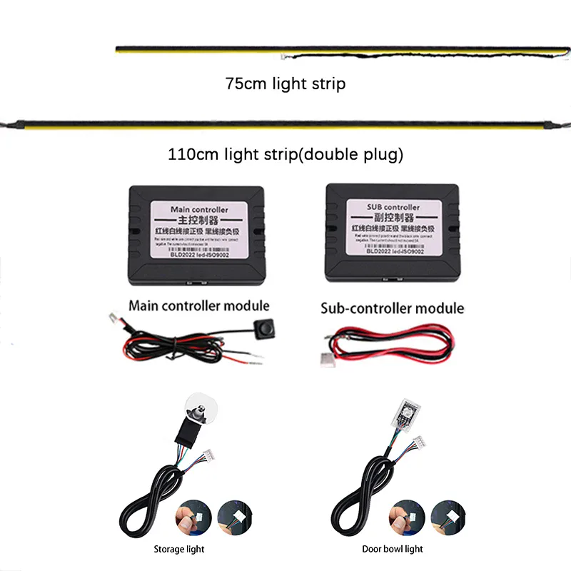Pièce d'éclairage d'ambiance LED RGB 64 couleurs (4 broches)