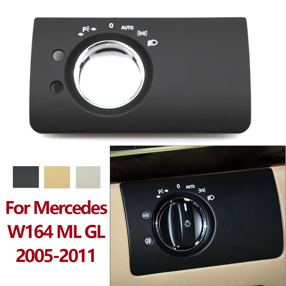 Garniture du bouton de phares pour Mercedes W164 ML GL