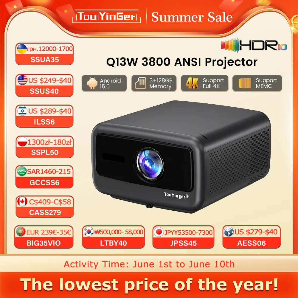 Vidéoprojecteur Q13W Full HD 3800 ANSI