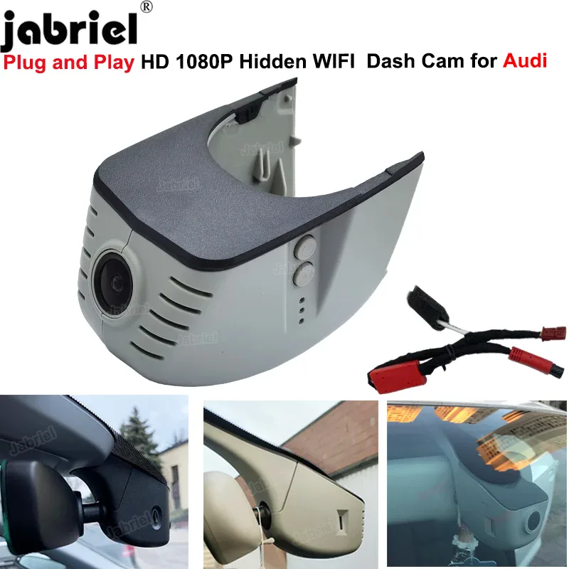 Caméra embarquée cachée 1080p WiFi plug and play pour Audi