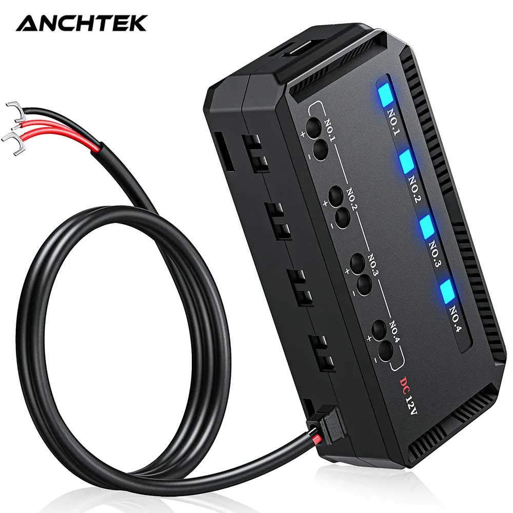 Boîte à fusibles moto 12 V à 4 circuits avec voyant de défaut