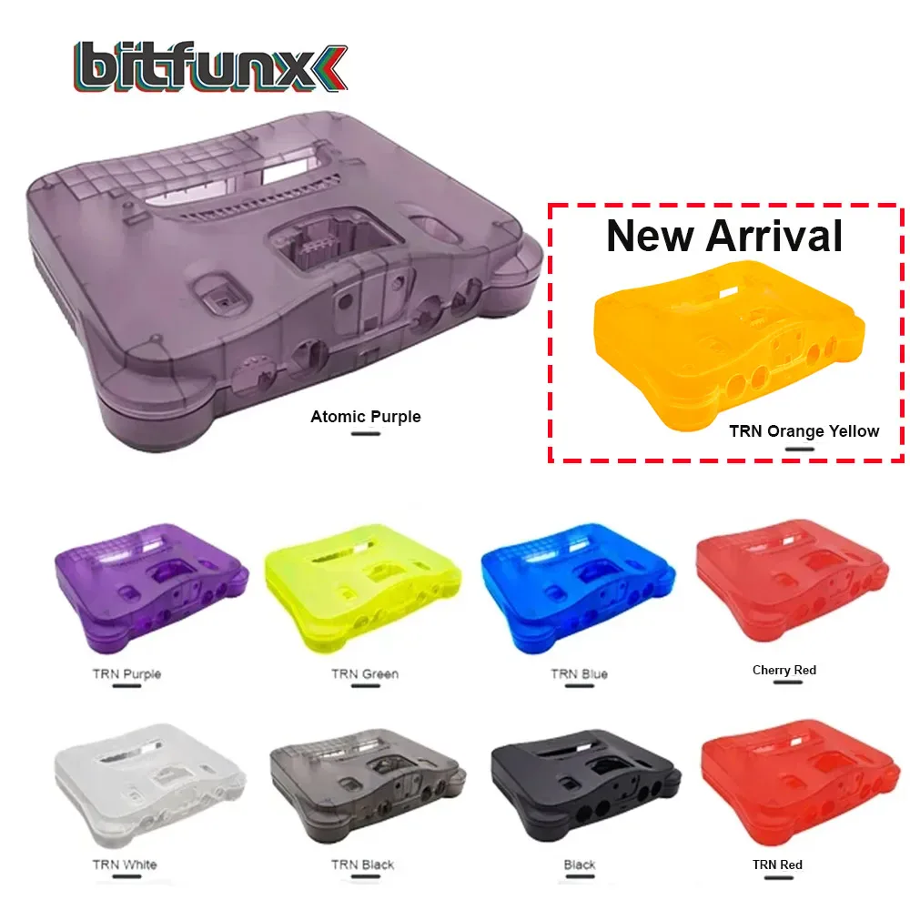 Coque de remplacement translucide pour console Nintendo 64
